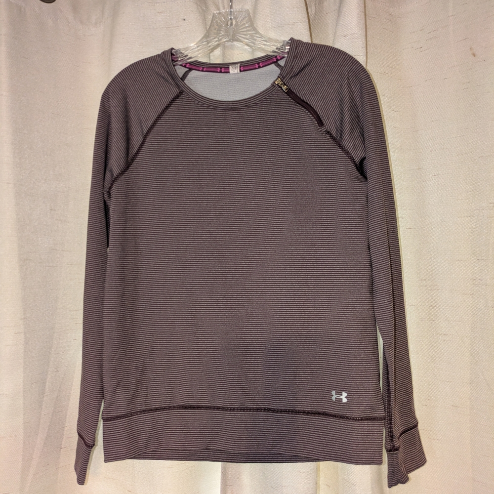 Under Armour Women's Striped Gray Top